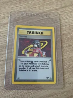 Sabrina Trainer Gym Challenge Holo Pokemon Card 20/132 Rare Vintage Wotc - Image 1