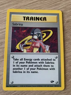 Sabrina Trainer Gym Challenge Holo Pokemon Card 20/132 Rare Vintage Wotc - Image 2
