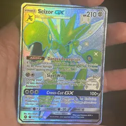 Pokemon TCG Scizor GX SV72/SV94 Hidden Fates: Shiny Vault Holo Rare 2019 NM - Image 1