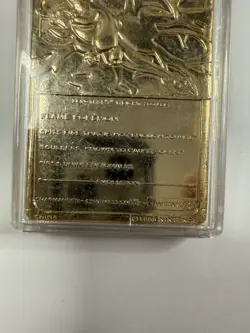 1999 Pokemon 23 Karat Gold Plated Trading Card Charizard Nintendo Collectible - Image 5