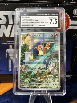 POKEMON OBSIDIAN FLAMES POKEMON CENTER ETB SVP EN-SV #044 CHARMANDER CGC 7.5 - Image 1