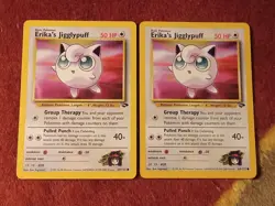 Pokemon TCG Erika's Jigglypuff Gym Challenge 69 Regular Unlimited Common Wizards - Image 1