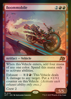 MTG Boommobile Foil ** Aetherdrift ** English (NM) - Image 1
