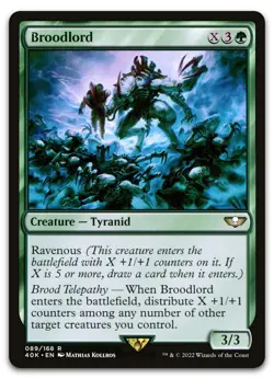 Broodlord #89 (NM) Warhammer 40,000 40K Magic MTG - Image 1