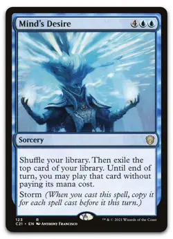 Mind's Desire #123 (NM) Commander 2021 C21 Magic MTG - Image 1