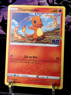 Charmander 008/078 Pokemon GO Common Non Holo Card - Image 1