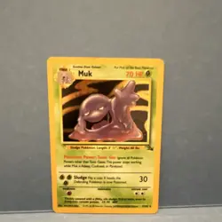 Pokemon The Pokemon Company Muk 13/62 Fossil 70 HP Holo Rare Stage 1 Unlimited - Image 1