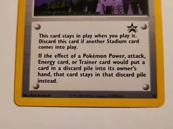 WOTC Pokemon TCG Tower Trainer League Exclusive Black Star Promo Card #42 - Image 3