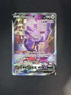 Pokemon Genesect V Alternate Full Art Ultra Rare 255/264 Fusion Strike Holo 190… - Image 1