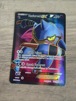 Toxicroak EX Ultra Rare Holo Full Art Pokemon TCG 102/106 XY Flashfire English - Image 1