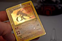 Vintage, Pokemon, Kabutops 9/62 Fossil Holo, Damaged, DMG, WOTC - Image 4