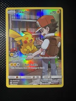 Pokemon TCG Pikachu Cosmic Eclipse 241/236 Holo Secret Rare - Image 1