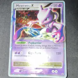 Pokemon Mewtwo LV.X DP28 Diamond & Pearl Rare 120 HP Level Up Holo English Card - Image 1