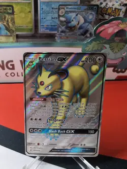 Persian GX - 207/214 - Pokemon Unbroken Bonds Sun Moon Full Art Rare Card NM - Image 1