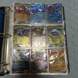 Pokemon Card Binder Collection 100 Cards - Image 1