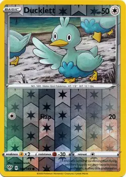 Ducklett 148/189 Reverse Holo | Darkness Ablaze | Pokemon Card - Image 1