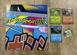 Pokemon Ascended Heroes Mega Gardevoir ex Promo Poster, Pin, & First Partner Lot - Image 1