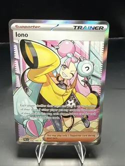Pokemon Iono Holofoil Ultra Rare SV02: Paldea Evolved 254/193 NM - Image 1