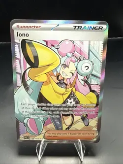 Pokemon Iono Holofoil Ultra Rare SV02: Paldea Evolved 254/193 NM - Image 2