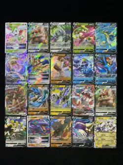 2024 Pokemon TCG S-Chinese Vaporeon V Greedent V Heatran VMAX Holo Lot*20 BL25 - Image 1