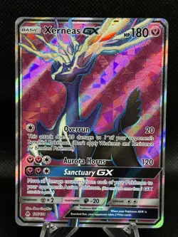 Xerneas GX (Full Art) 126/131 Sm-Forbidden Light Holo Pokemon TCG - Image 1