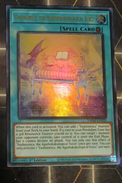 Vaalmonica, the Agathokakological Voice VASM-EN035 NM Ultra Rare 1st Ed Yu-Gi-Oh - Image 1
