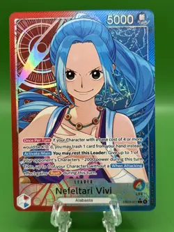One Piece EB-03 Heroines ENGLISH Nefeltari Vivi Alt Art Leader - Image 1