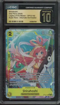 2025 One Piece Legacy Of The Master Super Rare Shirahoshi Pristine CGC 10 - Image 1