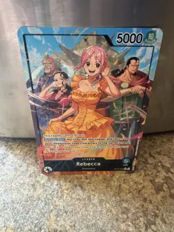 One Piece TCG - Rebecca Leader Alt Art OP15-039, OP15-EB04 Set, English Card - Image 1