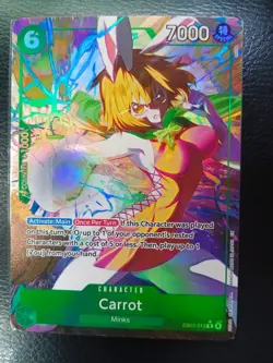 One Piece TCG Carrot ALT ART ENGLISH EB03-013 HEROINES Edition Near Mint💎💎💎 - Image 1