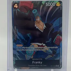One Piece TCG-Royal Blood-Franky Alt Art Parallel OP10-090-MINT - Image 1