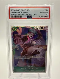 Jewelry Bonney OP07-026 - One Piece TCG 500 Years in the Future English - PSA 10 - Image 1