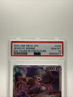 Jewelry Bonney OP07-026 - One Piece TCG 500 Years in the Future English - PSA 10 - Image 3
