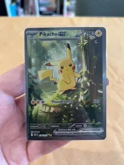 Pikachu EX 276/217 SIR Illustration Rare Pokemon Card Ascended Heroes NM - Image 1