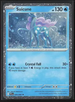 Suicune (Cosmos Holo) 026/094 Holo Miscellaneous Cards & Products Pokemon NM - Image 1