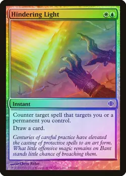 Hindering Light FOIL Shards of Alara NM White Blue Common MAGIC CARD ABUGames - Image 1