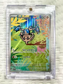 Hitmontop 240/217 Illustration Rare IR Holo Ascended Heroes Pokemon TCG Card - Image 1