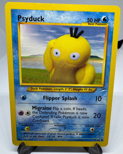 Vintage Pokemon Card Psyduck Neo Destiny - Image 1