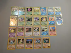 25x Vintage Pokemon Card Lot Gym Challenge / Gym Heroes All LP - Image 1