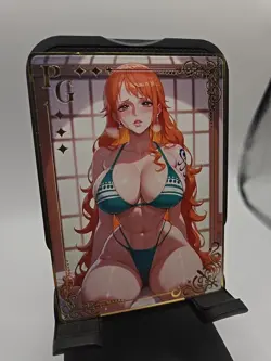 Goddess Story - Gold Metal Waifu Card - Nami FREE SHIPPING - Image 3