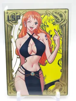 Goddess Story - Gold Metal Waifu Card - Nami - NUMBERED 014/200 - Image 1