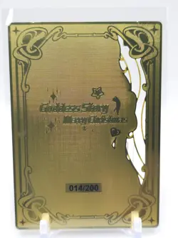 Goddess Story - Gold Metal Waifu Card - Nami - NUMBERED 014/200 - Image 2
