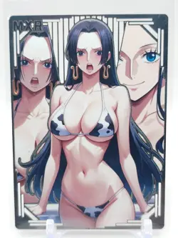 Goddess Story - Silver Metal Waifu Card - Boa Hancock - NUMBERED 120/200 - Image 1