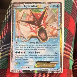 Gyarados EX XY106 XY Promos Holo 180 HP Basic Splash Burn Pokemon TCG Card Stock - Image 1