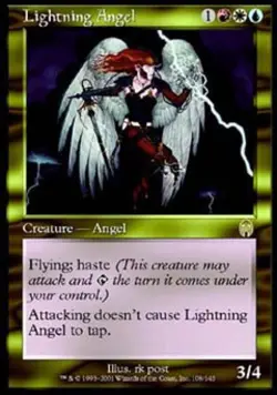Lightning Angel - Medium Play MTG Apocalypse - Image 1