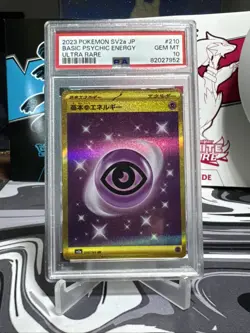 PSA 10 💎 2023 Pokemon Japanese 151 Basic Psychic Energy UR Foil #210/165 - Image 1