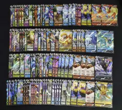 100 Lot All RR Pokemon Chinese Card Holo Rare Umbreon jolteon Flareon A11 FI38 - Image 1