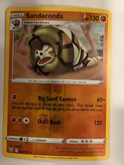 Sandaconda 082/163 Battle Styles Reverse Pokemon Holo Foil Nice! - Image 1