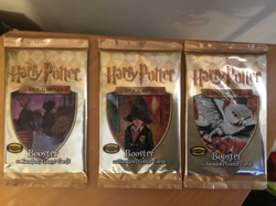 HARRY POTTER Trading Card Game TCG 3 WOTC Booster Packs NEW SEALED 2001 - Image 1