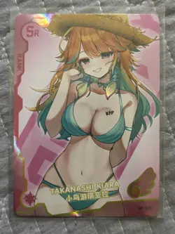 TAKANASHI KIARA SR SR-031 Maiden Party 5 Goddess Story Anime Collectible Card - Image 1